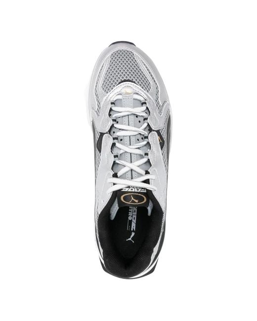 PUMA White Fade Nitro Panelled Sneakers for men