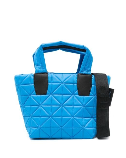 VEE COLLECTIVE Blue Mini Vee Tote Bag