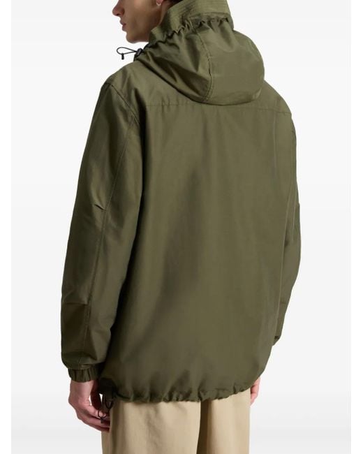 Woolrich Green Parka Light Ramar Con Cappuccio for men