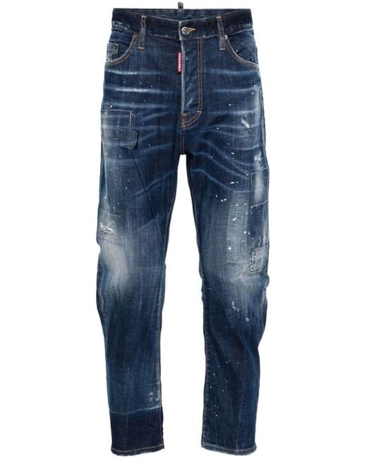 DSquared² Bro Jean Straight-Leg-Jeans in Blue für Herren