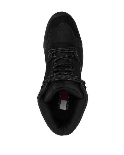 Tommy Hilfiger Black Urban Hybrid Ankle Boots for men
