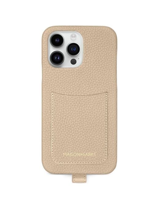 Maison De Sabre Natural Sling Iphone 14 Pro Max Case