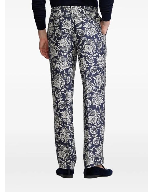 メンズ Ralph Lauren ペイズリー パンツ Blue