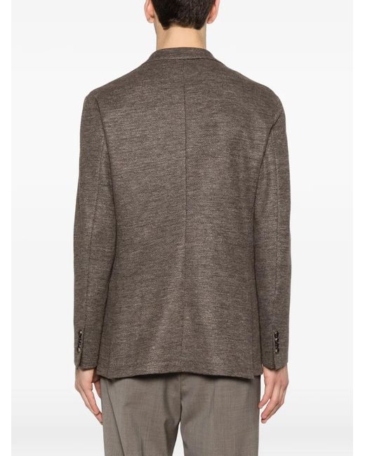 Latorre Brown Patch-Pocket Blazer for men