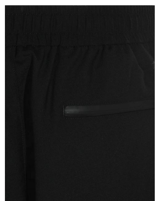 Herno Black Drawstring Trousers for men