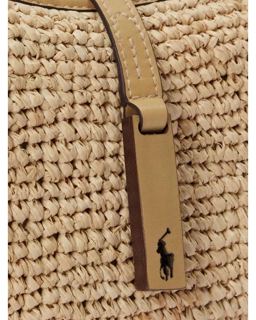 Polo Ralph Lauren Natural Polo Id Shoulder Bag