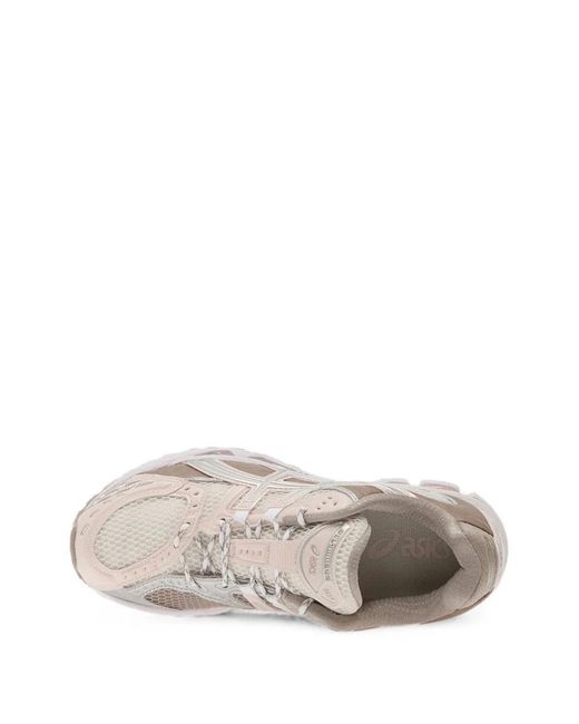 Asics White Baskets Gel-Nimbus 10.1 À Empiècement En Mesh