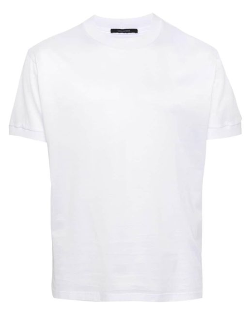 T-shirt di Tagliatore in White da Uomo