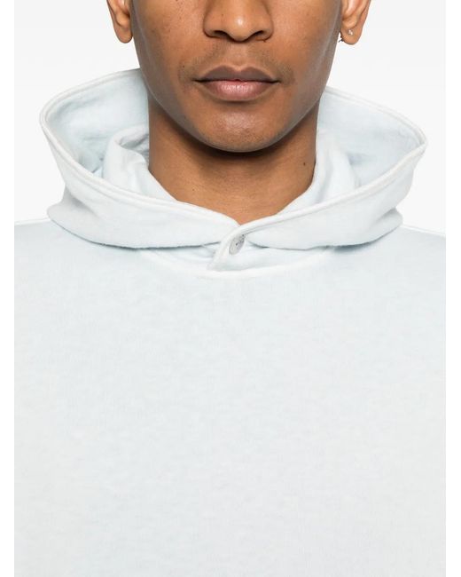Stone Island メンズ ホワイト ロゴ パーカー 【公式通販】