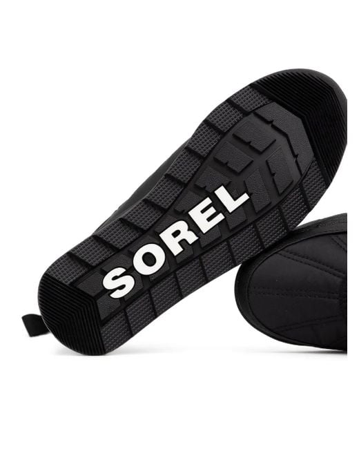 Sorel Black Whitney Quilted Boots