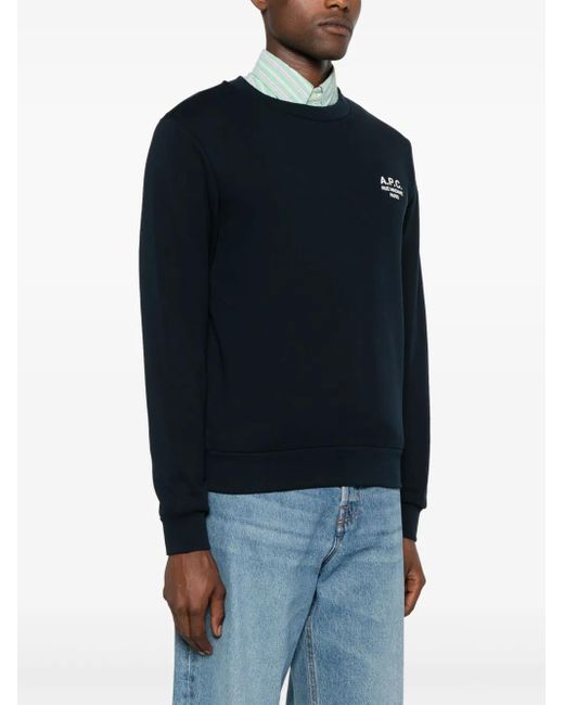 A.P.C. Blue A. P.C. Rue Madame Gots Standard Sweatshirt for men