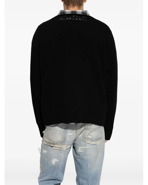 Amiri Black Ma Sweater for men