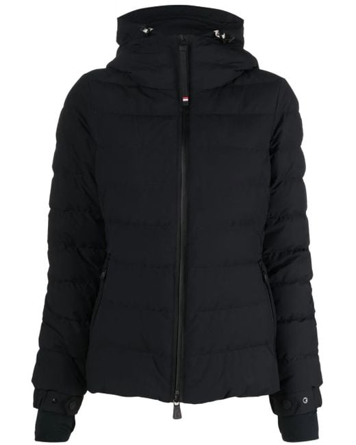 Moncler Black Funnel Neck Padded Jacket