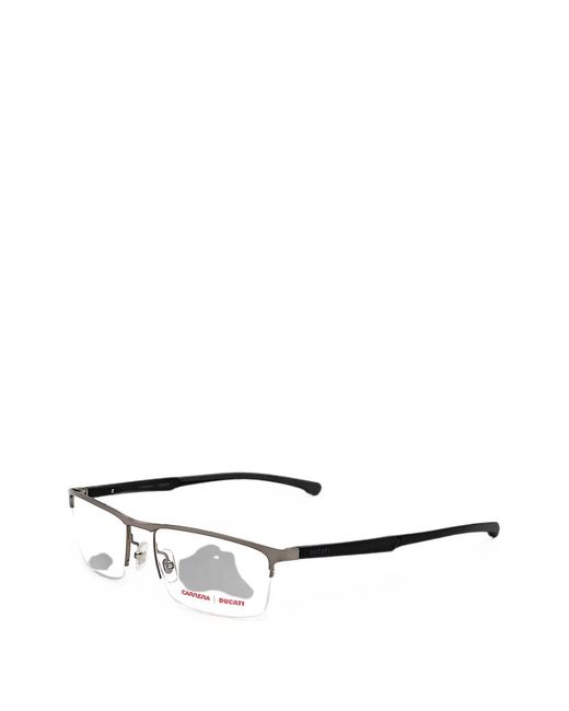 Carrera White Rectangle-Frame Glasses for men