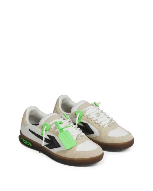 Off-White c/o Virgil Abloh Green Arrows-Patch Sneakers for men