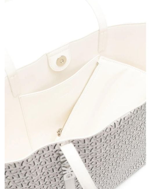 Borsa Tote Avril di DKNY in White