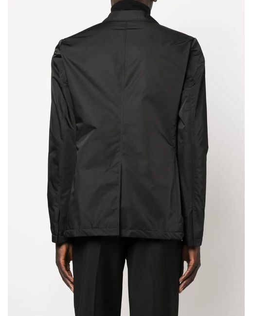 Givenchy Black 4G Buckle-Fastening Blazer for men
