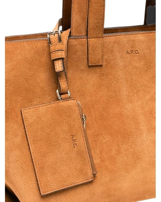 A.P.C. Brown Drummer Tote Bag