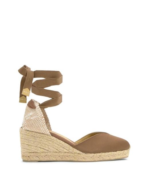 Castaner Metallic Chiara Tie Espadrilles