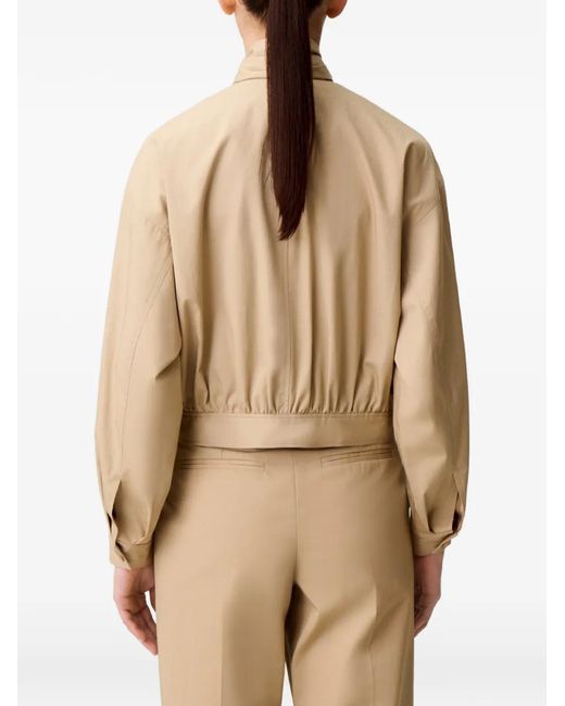 Claudie Pierlot Natural Short Trench Coat