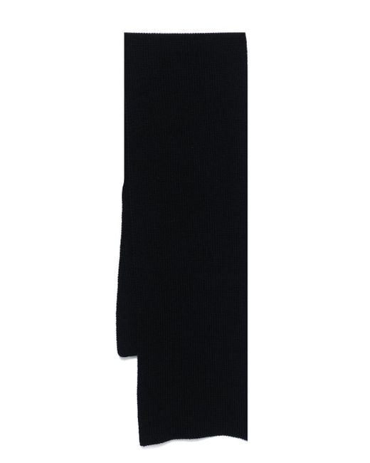 Fursac Ribbed Scarf in Black for Men | Lyst
