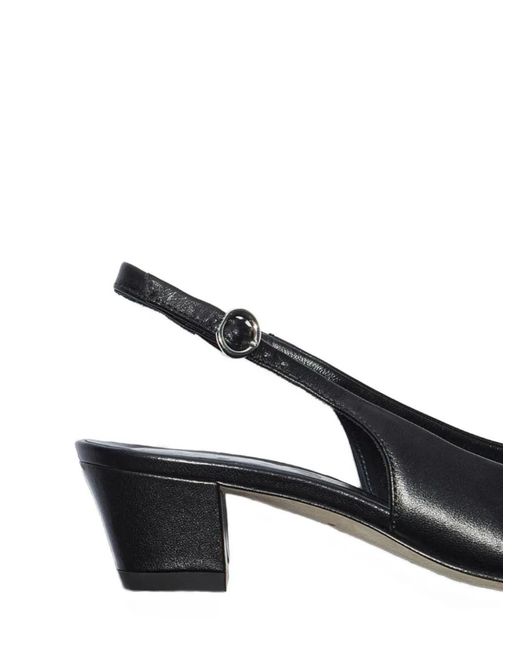 Aeyde Black Celeste Slingback Pumps
