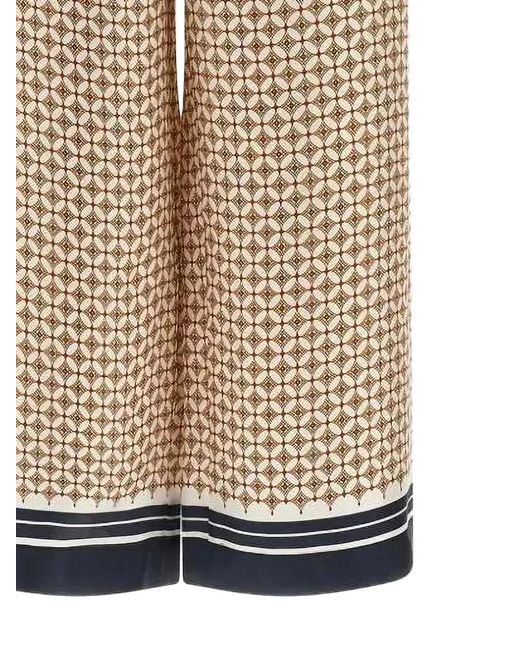 Max Mara Natural Ottelia Patterned Trousers