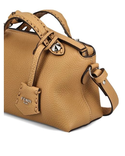 Borsa A Tracolla By The Way Selleria Mini di Fendi in Natural