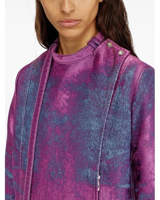 DIESEL Purple De-Delgar-Fsi Coat