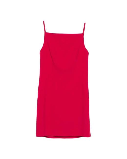 Givenchy Red Sliced Mini Dress