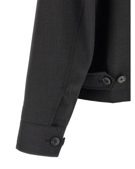 mfpen Black Zip-Detail Jacket
