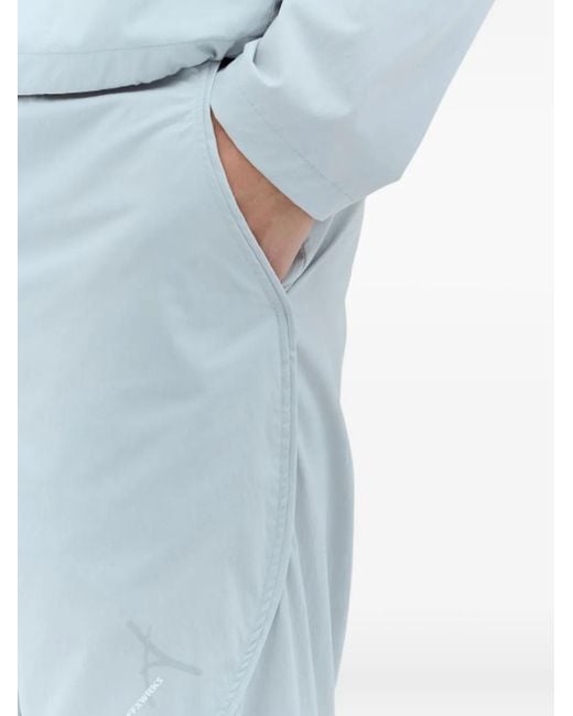 AFFXWRKS Blue Drawstring-Ankle Pants for men