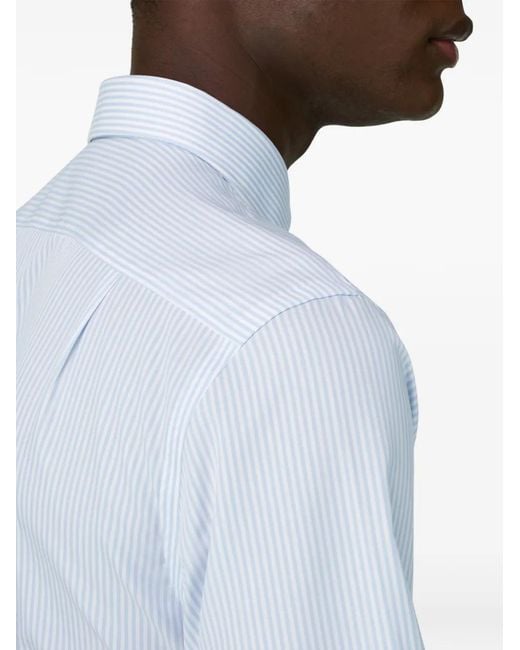 Boggi White Striped Shirt for men