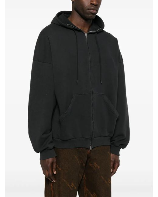 Felpa Con Cappuccio E Logo di Balenciaga in Black da Uomo