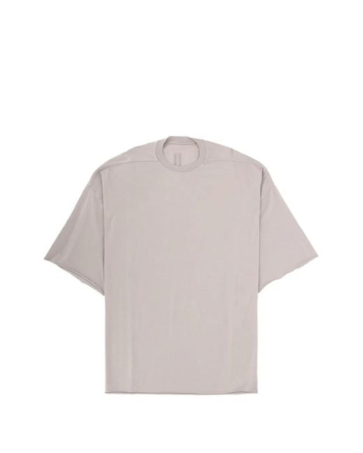 Rick Owens Gray T-Shirt À Col Rond for men