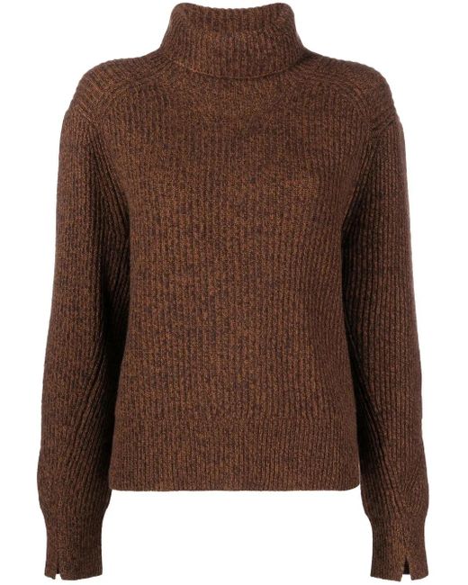 Rag & Bone Pierce カシミア タートルネックセーター Brown