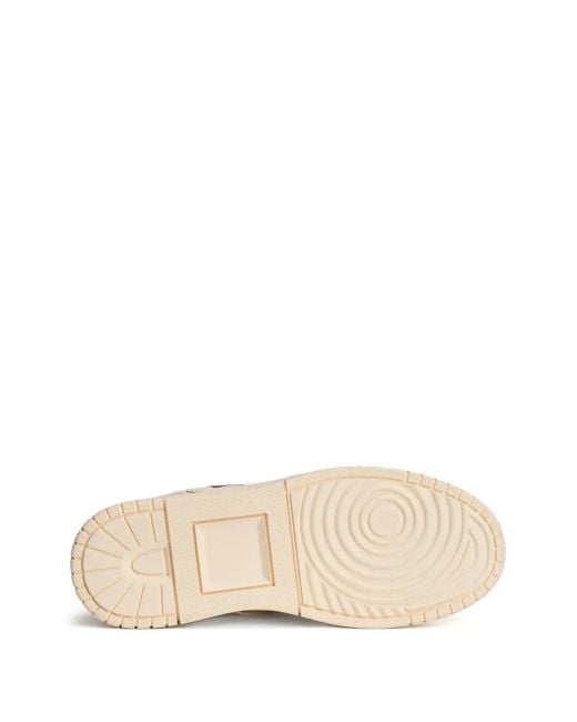 Date White Perforated Leather Sneakers
