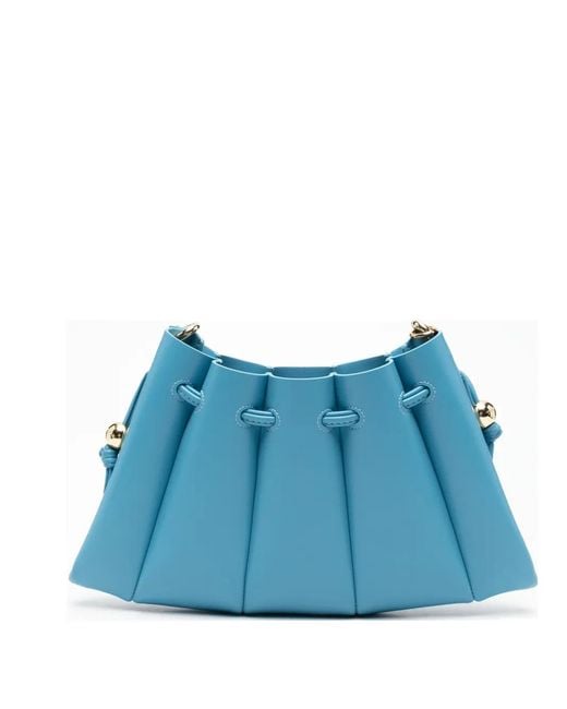 THEMOIRÈ Blue Calipso Shoulder Bag