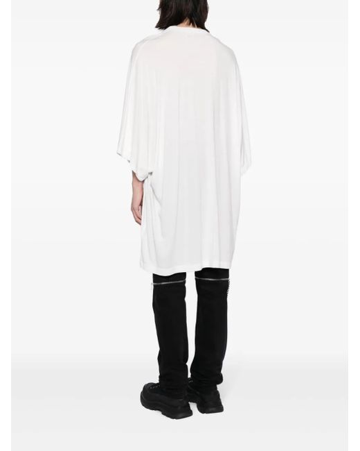 Julius White Drop-Shoulder Cotton-Blend T-Shirt for men