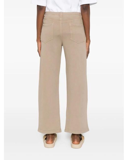 Nili Lotan Natural Tribecca Elasticated-Waistband Track Pants
