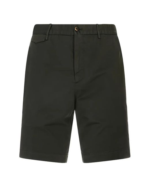PT Torino Gray Straight-Leg Shorts for men