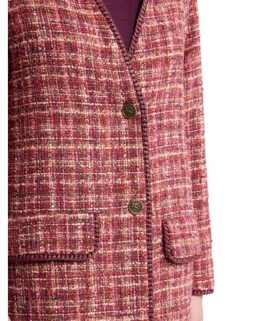 Abrigo Con Botones Etro de color Red
