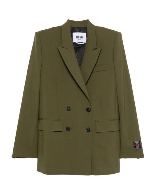 MSGM ダブルジャケット Green