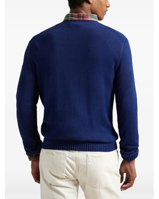 Polo Ralph Lauren Blue 'Polo Bear' Sweater for men
