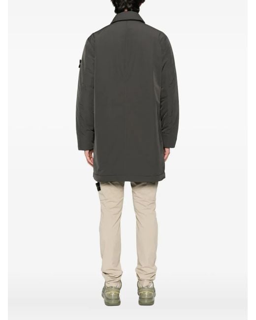 Stone Island Wollen Jas in het Gray voor heren