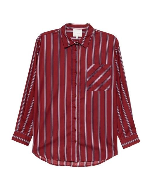 Reformation Eli Blouse in het Red