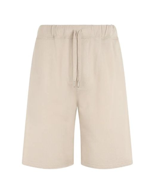 Fedeli White Short En Coton À Lien De Resserrage for men