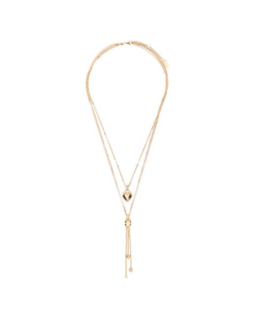 Chloé White Paddington Necklace