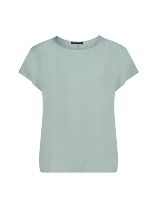 Betty Barclay Blue Short-Sleeve Blouse