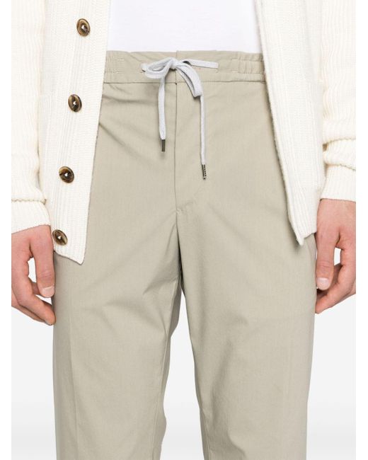 Pantalones chinos con cordones PT Torino de hombre de color Natural